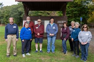 Cheshire Trail Trekkers at Cheshire Park on October 18, 2023