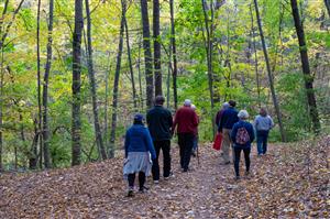 Cheshire Trail Trekkers at Cheshire Park on October 18, 2023