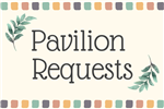 Text of Pavilion requests on pastel background