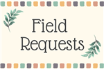 Text Field Requests on pastel background