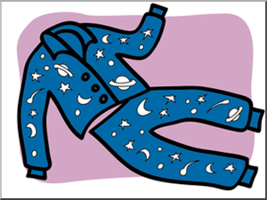 clipart of pajamas