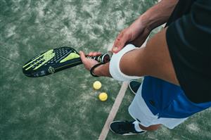 Man with Tennis Racket