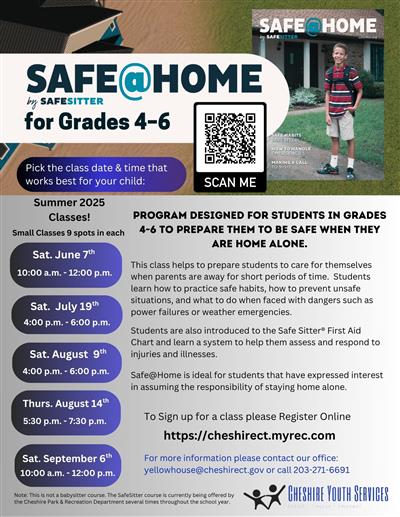 Safe@Home Summer Flyer