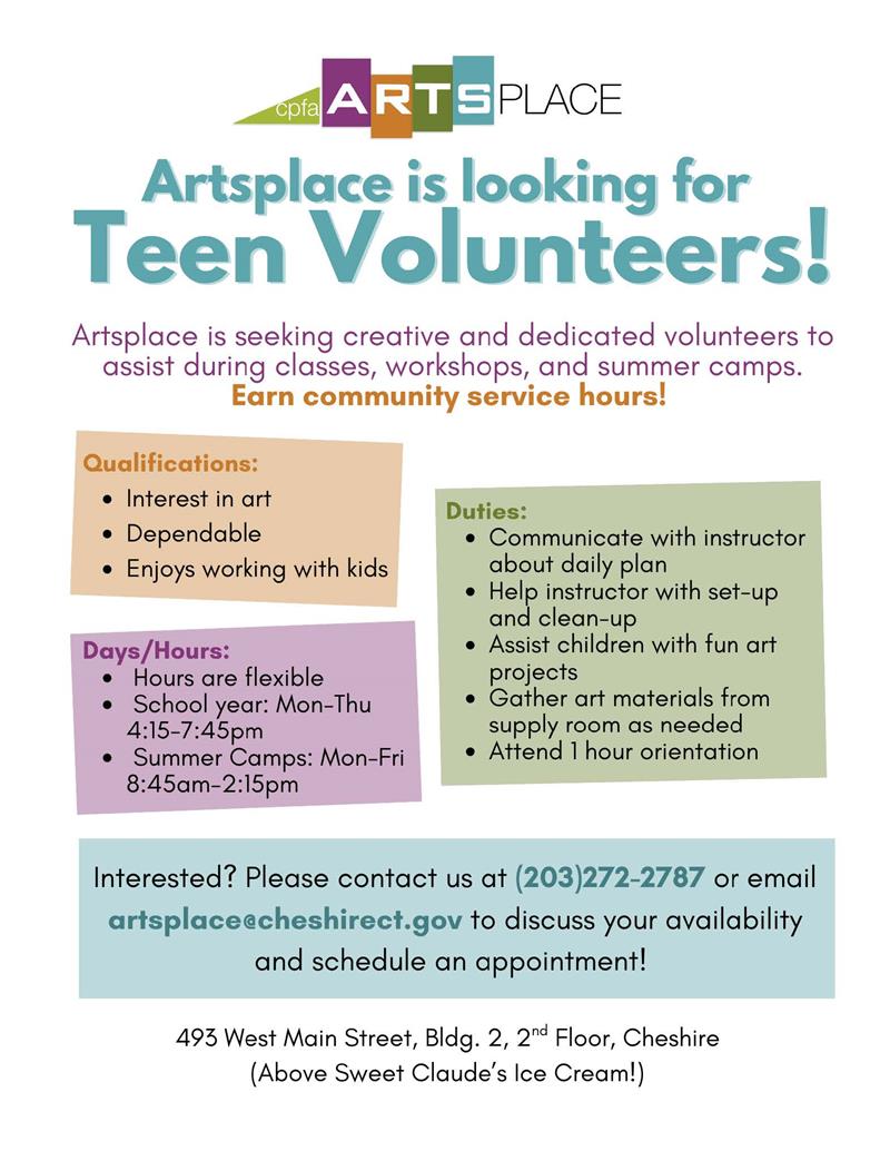 Teen Volunteer Flyer